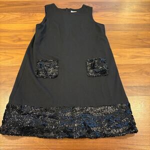Size 14 Milly Minis Black Dress with Sequins